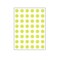 Nevs 1/4" Color Coding Dots Chartreuse Sheet Form DOT-14M Chart - alternate 1